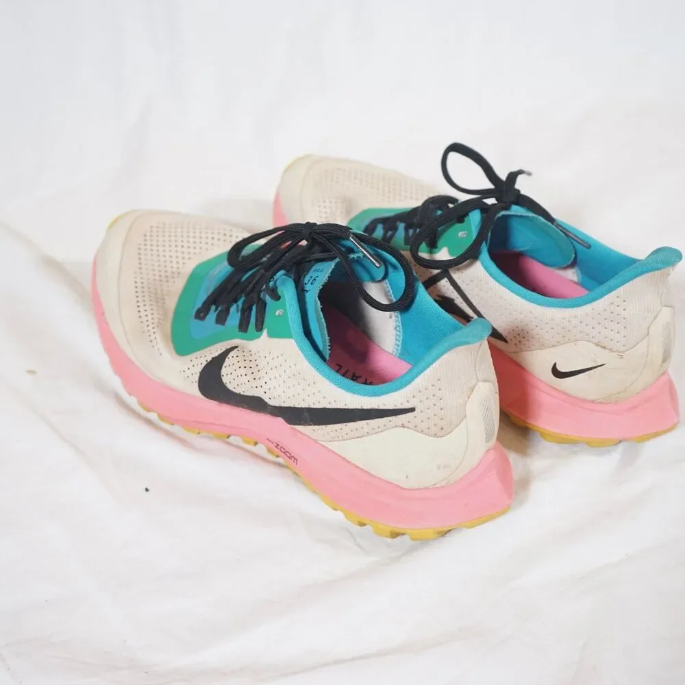 Nike Air Zoom Pegasus 36 Women’s Size 9 Gray Pink Running Shoes AR5676-101